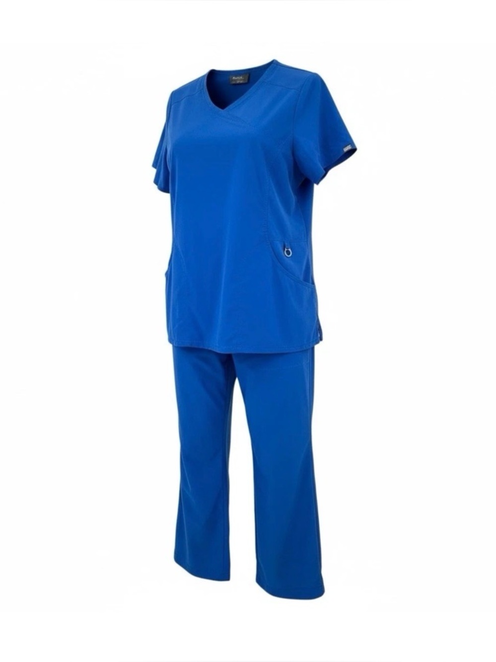 Cherokee Infinity scrub set Women’s Size 2XL (Pants 2XL Petite) Royal Blue